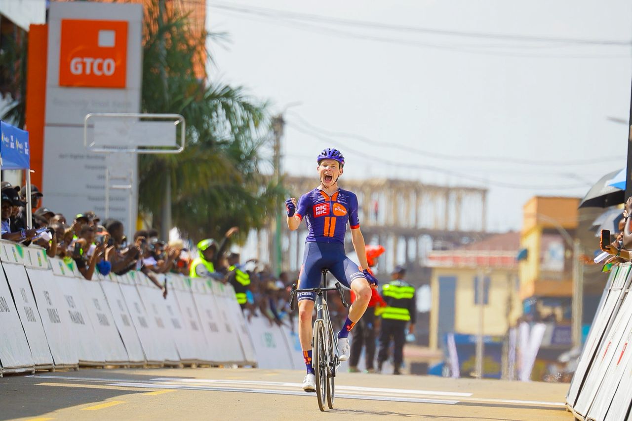 urgen Zomermaand wins Tour du Rwanda 2026 Stage 3 from Huye to Rusizi