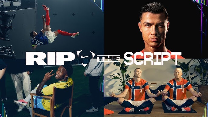 Nike's 'Rip the Script' evokes the iconic football commercials of the late 1990s while embracing Hollywood-style storytelling.